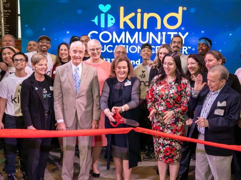 A Ribbon Cutting at the BE KIND Community Education Center