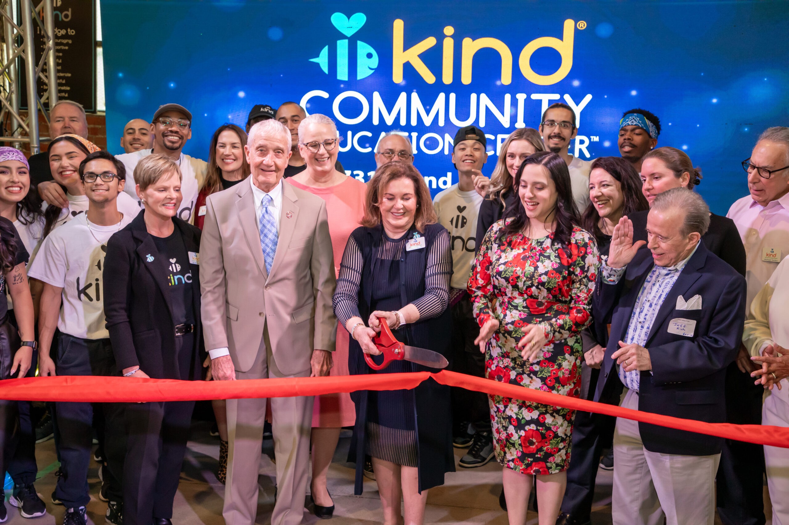 A Ribbon Cutting at the BE KIND Community Education Center